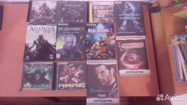 Диски лицензия на пк GTA 4 Ведьмак 1,2