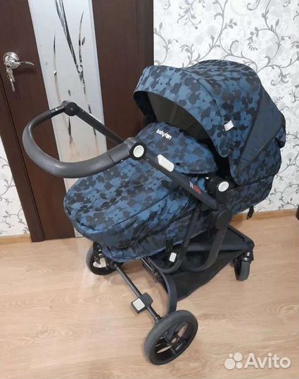 Коляска 2 в 1 б/у Babyton Spider Blue N 100