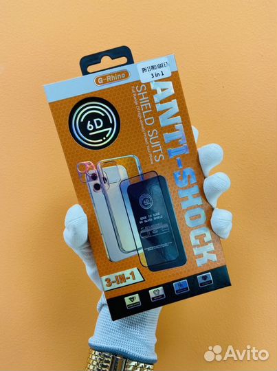 Комплект защиты для IPhone 13 Pro Max (3 в 1)