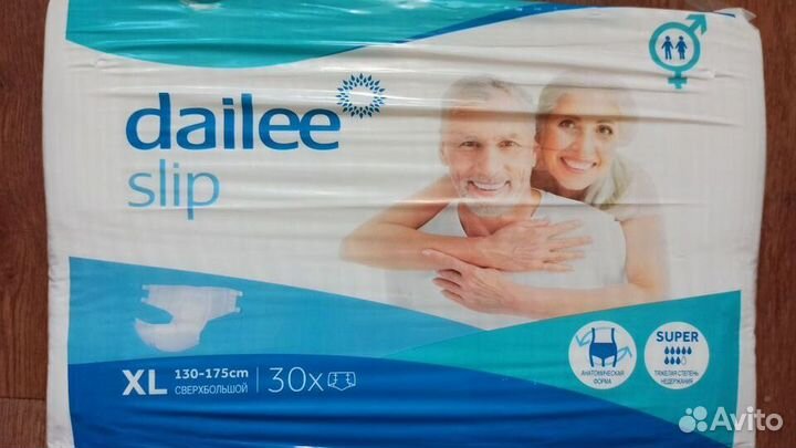 Памперсы для взрослых XL (4) Dailee Super Slip