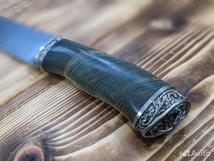 Нож охотничий из дамасской стали