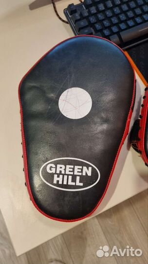 Боксерские лапы green hill