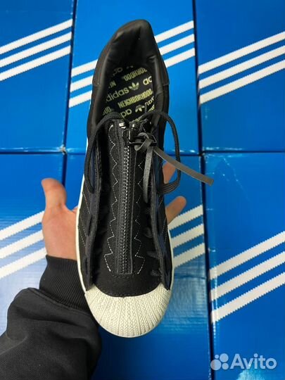 Adidas neighborhood X superstar 80S core blac