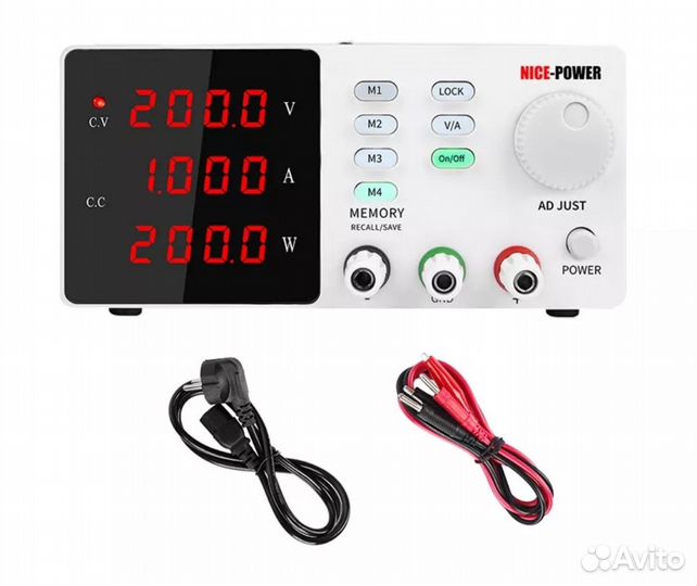 Блок питания лабораторный 30В/10А функция память