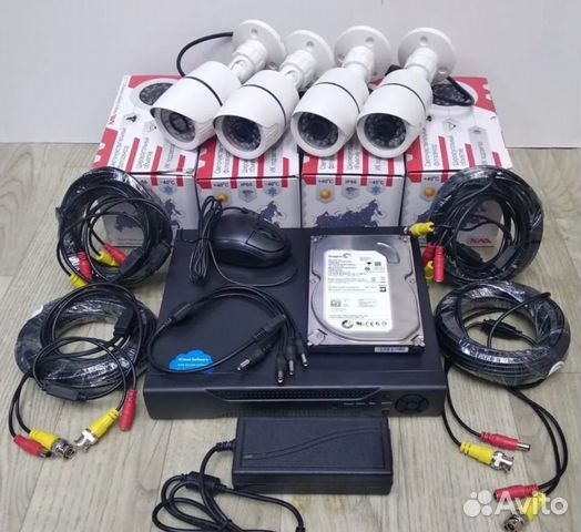 Видеокамеры Видеонаблюдения. Комплекты камер