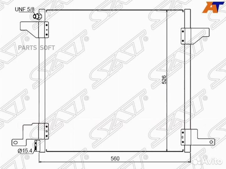 Радиатор кондиционера Мерседес M-class W163
