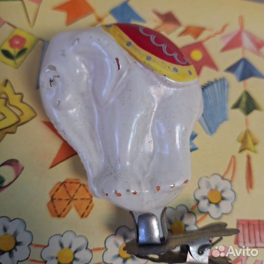 Елочная игрушка слон