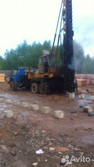 Забивка свай погружение свай сваебой