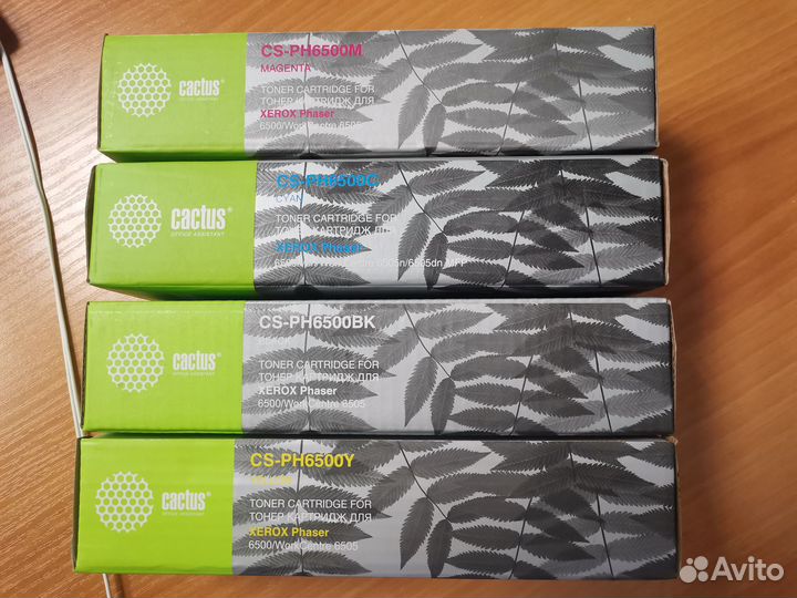 Набор картриджей для Xerox phaser 6505/wc6505