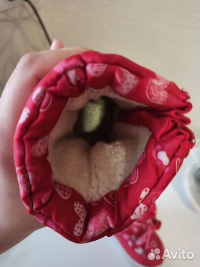 Сапожки для девочки 22 размер