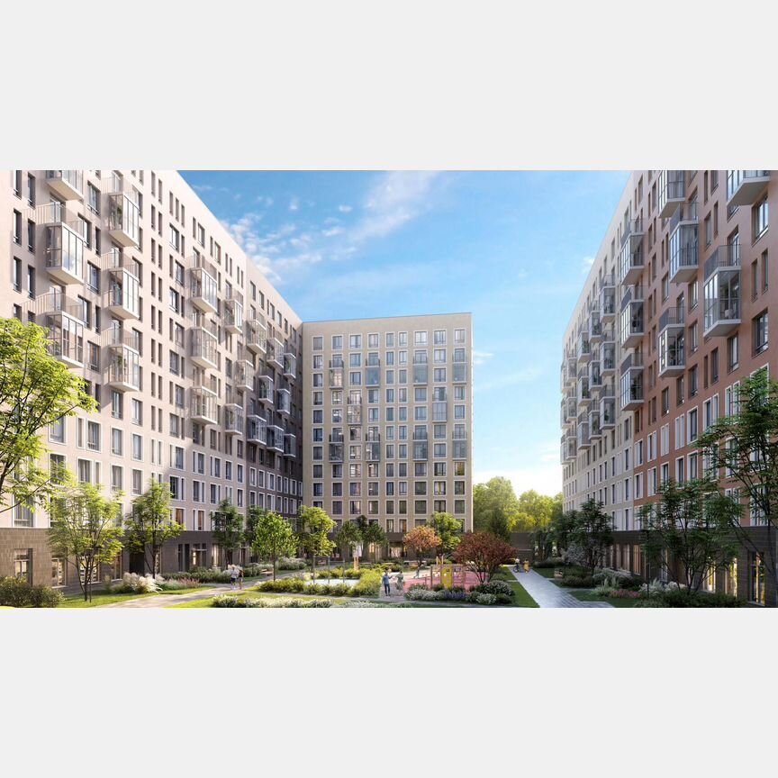 2-к. квартира, 49,4 м², 5/12 эт.