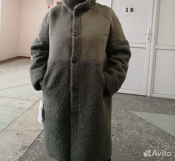 Пальто женское цвет мята