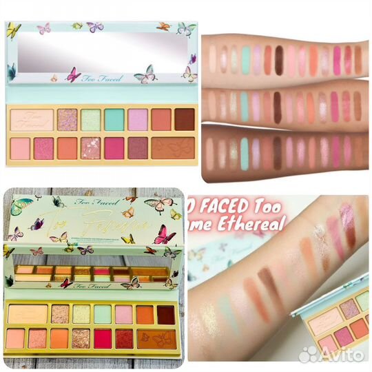 Тени Huda Laura Mercier Roen Too Faced Nudestix