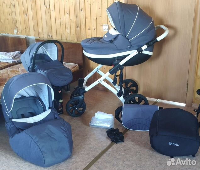 Коляска tutis mimi style 3 в 1 полный комплект