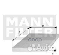 Фильтр салонный mann CU 23 019 hyundai Creta, K