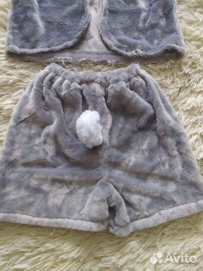 Новогодний костюм зайчика для иальчика