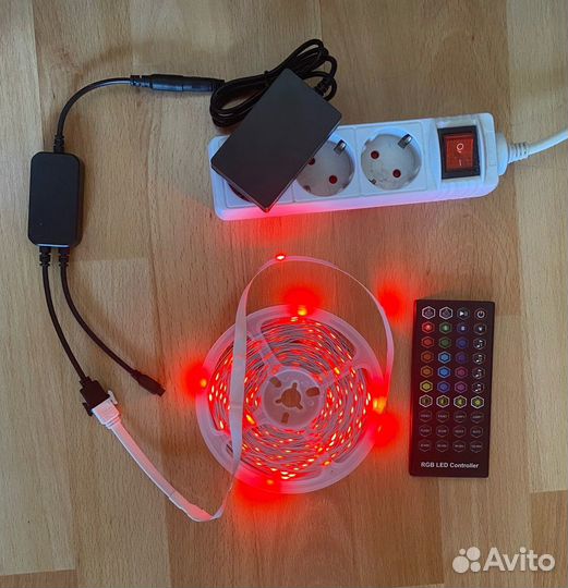 Светодиодная лента 15 метров RGB