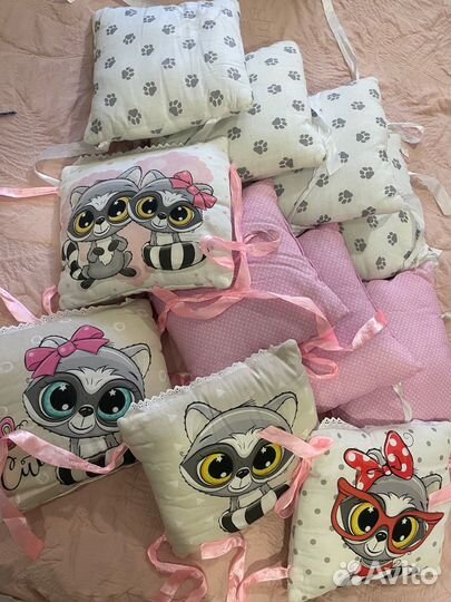 Бортики в кроватку бу