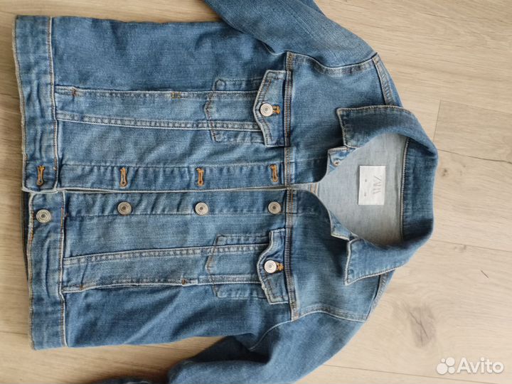 Джинсовая куртка zara для девочки