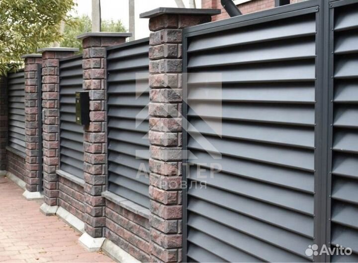 Заборы жалюзи Standart