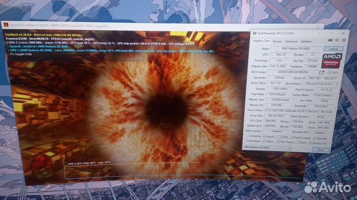 Видеокарта AsRock Challenger RX 6600 8GB