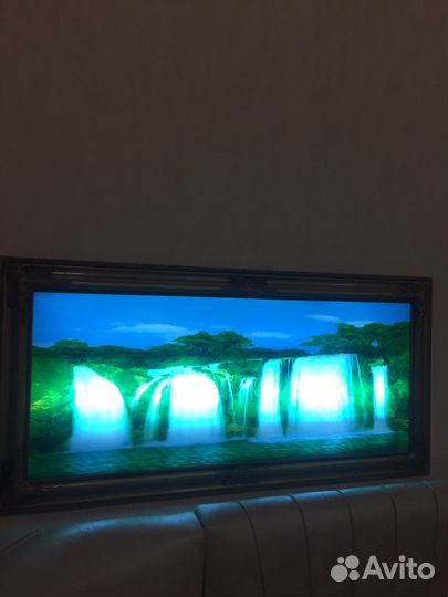 Картина водопад с подсветкой и звуком