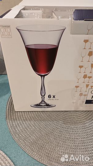 Бокалы 2 набора по 6 штук