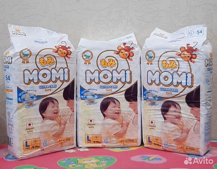 Momi ultra care Подгузники и трусики моми