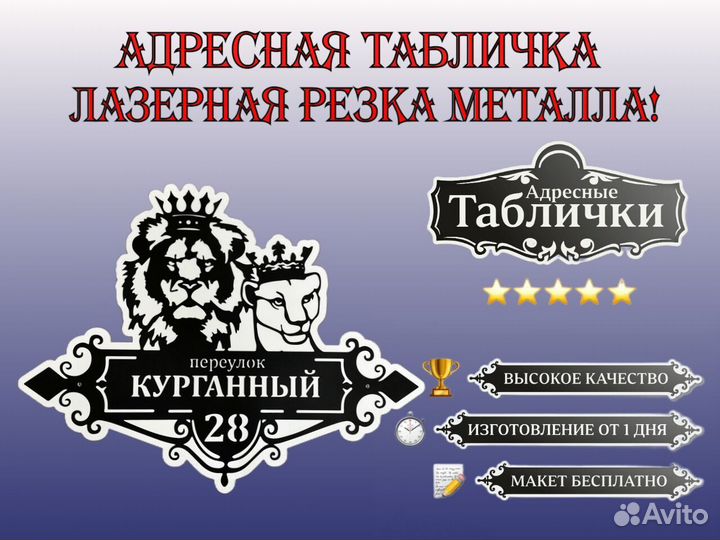 Адресные таблички