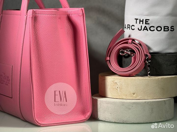 Сумка marc jacobs THE leather medium candy pink
