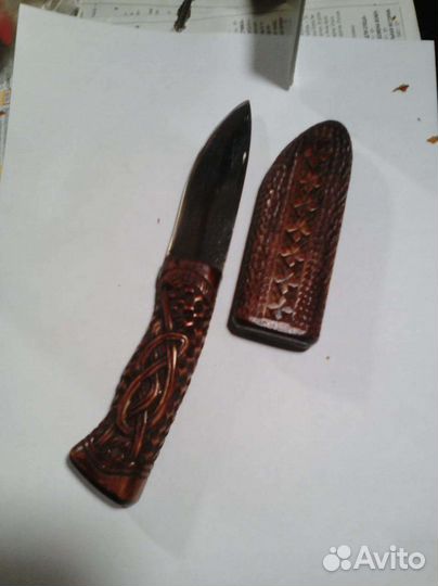 Изготовлю ручку и ножны из дерева