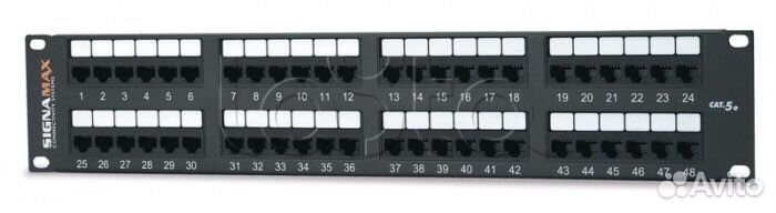 Панель коммутационная,Signamax aesp 48458MD-C5E