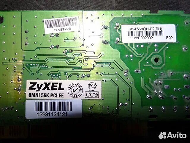 Модем zyxel Omni 56K PCI