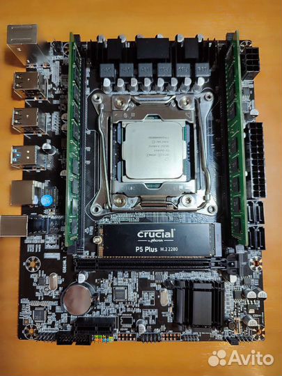 Комплект 2011-3 X99/E5-2640v4/16GB/32Gb/256gbnvme