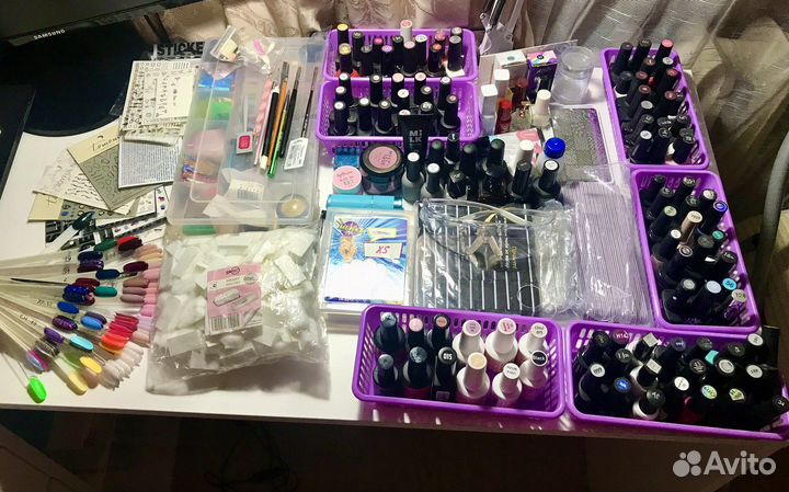 Набор для маникюра 100цв начинающему мастеру