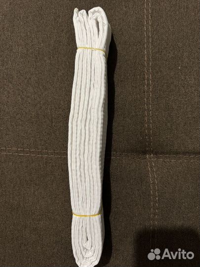 Пояс для каратэ белый