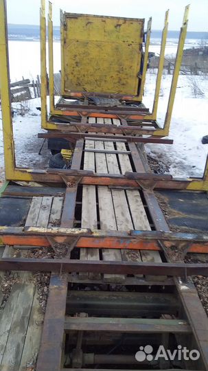 Полуприцеп лесовоз (сортиментовоз) МАЗ МАЗ-998640, 1990