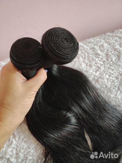 Чёрный тресс 65 и, 70см натуральный