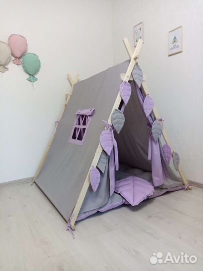 Детская палатка из хлопка Вигвам