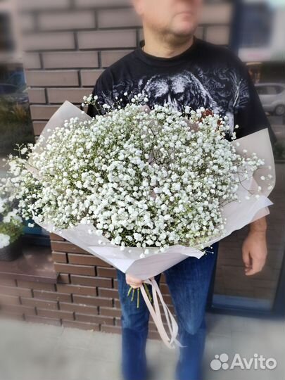 Букет из гипсофилы