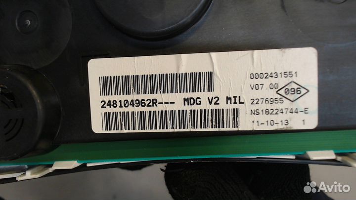 Щиток приборов Dacia Duster, 2014