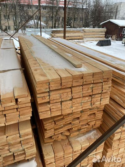 Доска обрезная 40х100х6000мм