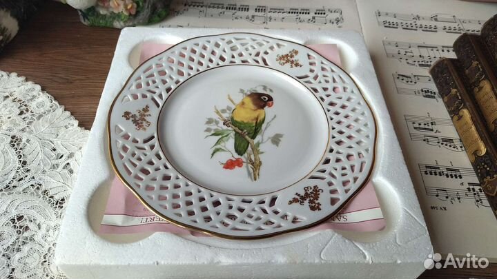 Тарелочка из ажурного фарфора от Burg Lindau