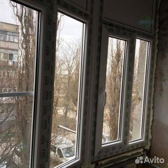 Пластиковое окно с установкой