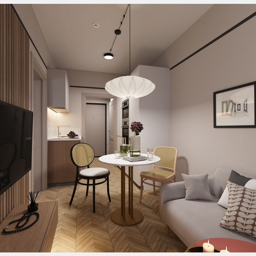 1-к. квартира, 36 м², 2/25 эт.