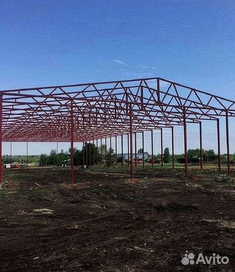 Строительство ангаров, гаражей, навесов