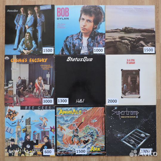 Виниловые Пластинки Винил LP Фирменные Европа США