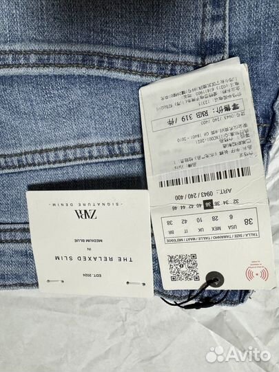 Zara Джинсы оригинал M 38 новые Зара