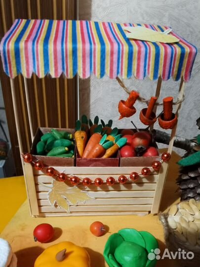 Поделка осенняя с сад или школу