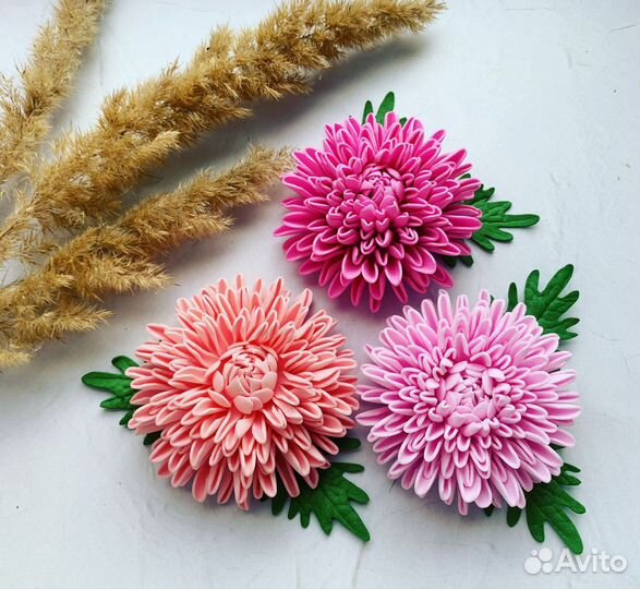 Хризантемы - резиночки